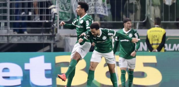 Evangelista celebra 1° gol pelo Palmeiras e exalta jogo contra Atlético-MG