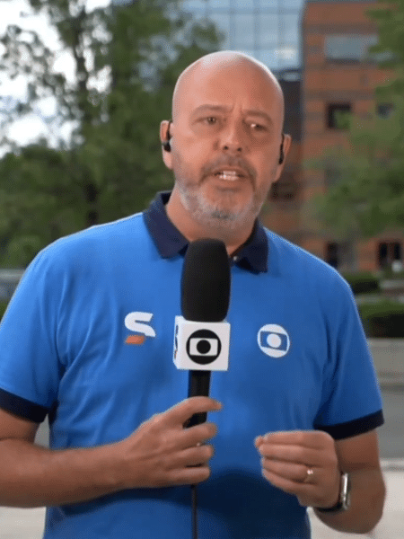 Alex Escobar passa mal ao vivo durante programação da TV Globo