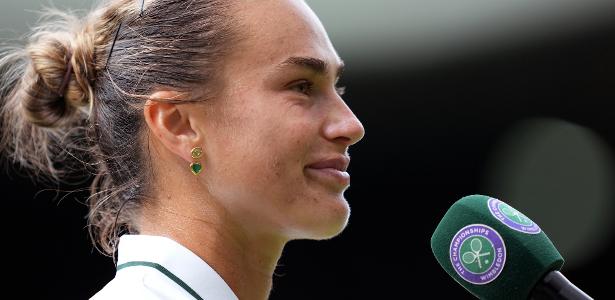 Sabalenka: ironia e orgulho de número 1 na estreia em Wimbledon
