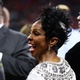 Gladys Knight, diva da soul music, foi a escolhida para cantar o hino dos EUA antes da partida - Maddie Meyer/Getty Images/AFP