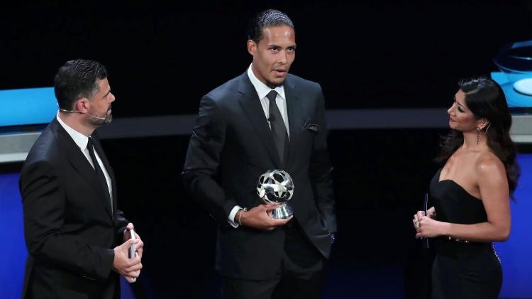 Van Dijk é eleito o melhor defensor da última edição da Liga dos Campeões - Emilio Andreoli/Uefa/Getty Images - Emilio Andreoli/Uefa/Getty Images