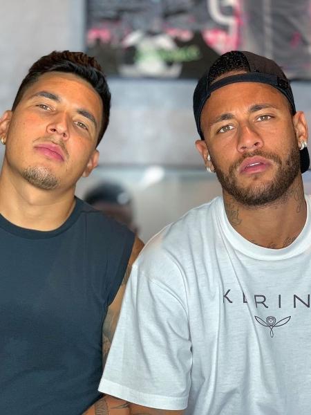 Neymar e Gil Cebola - Reprodução/Instagram