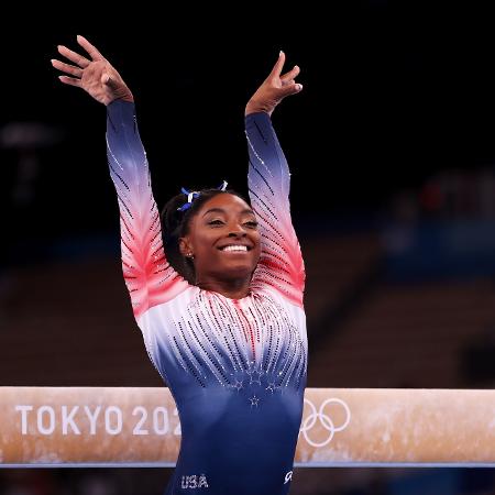 Simone Biles tem quatro ouros olímpicos, além de uma prata e dois bronzes