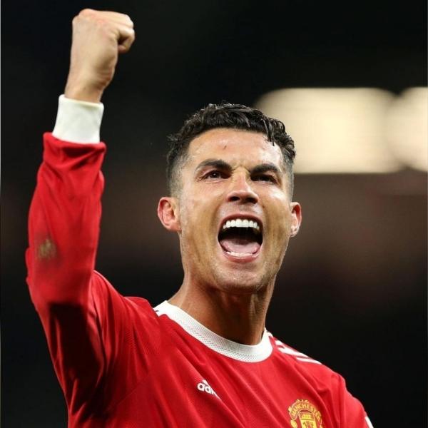 Cristiano Ronaldo comemora virada do United na Champions