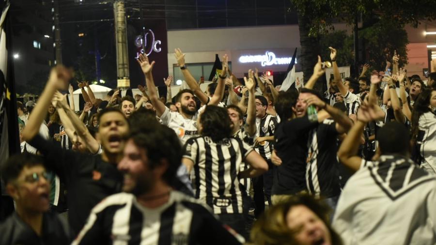 Torcida do Atlético-MG lotou as ruas na comemoração do título do Campeonato Brasileiro - Alexandre Rezende