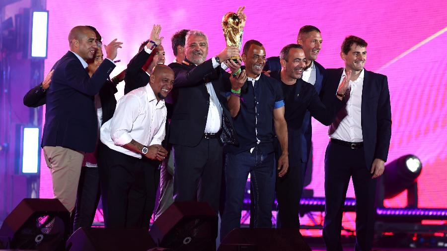 Campeões do mundo em inauguração da Fan Fest - Francois Nel/Getty Images