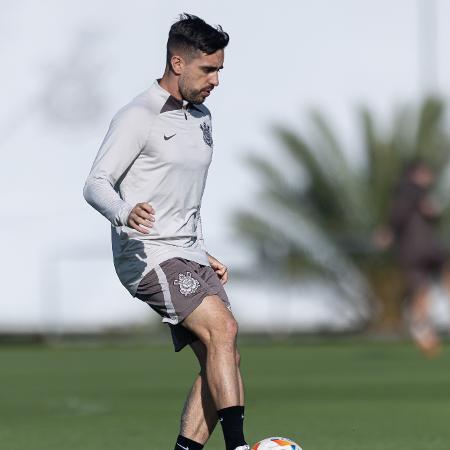 Igor Coronado, em treino pelo Corinthians, para duelo da Sul-Americana - Rodrigo Coca/Agência Corinthians