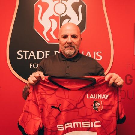 Jorge Sampaoli fechou com o Rennes - Divulgação/Rennes