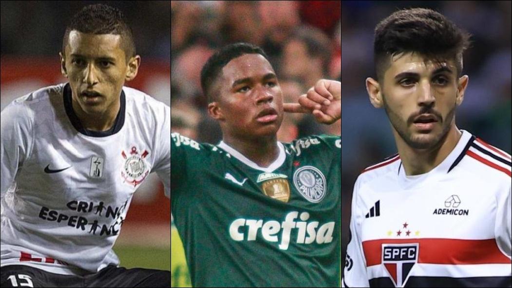 Marquinhos, Endrick e Beraldo são crias dos três clubes brasileiros que mais reveleram para edição da Liga dos Campeões  - undefined