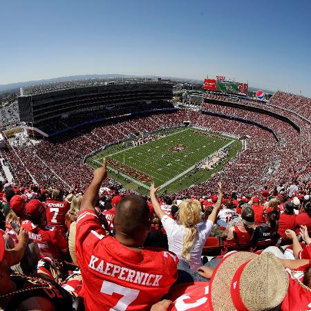 O Levi"s Stadium em partida do San Francisco 49ers em agosto de 2014 - Ezra Shaw - 17.ago.2014/Getty Images/AFP