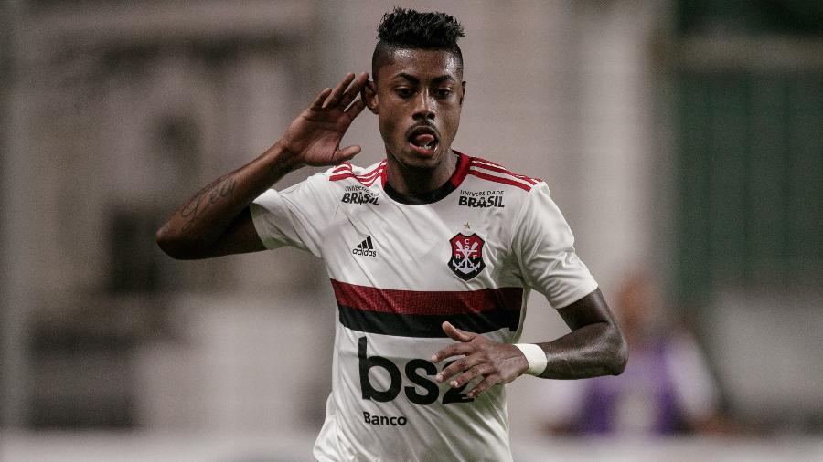 Bruno Henrique, do Flamengo, estará em campo no confronto de logo mais no Maracanã - Pedro Vale/AGIF