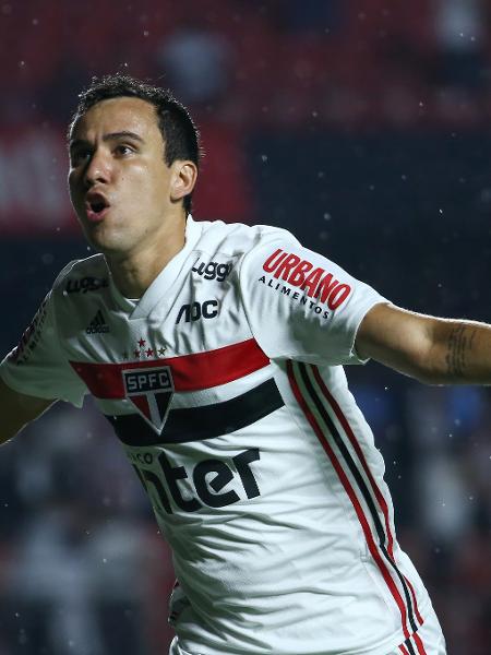 Pablo comemora gol do São Paulo contra o Água Santa pela estreia do Paulistão 2020 - Marcello Zambrana/AGIF