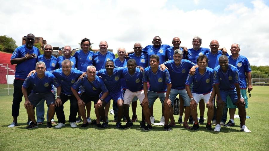 Campeões de 1988 em ação promovida pelo Bahia após 30 anos da conquista - Divulgação
