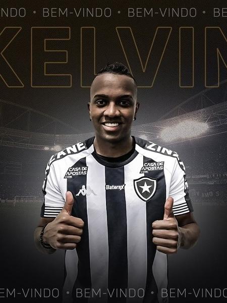 Kevin foi anunciado pelo Botafogo - Divulgação/Botafogo