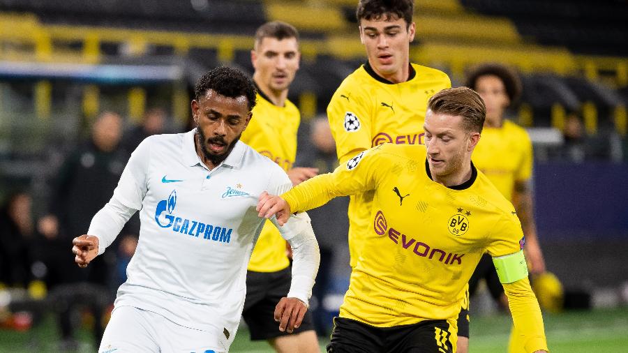 Zenit e Borussia Dortmund jogam pela segunda rodada da Liga dos Campeões no Signal Iduna Park - Alex Gottschalk/Getty Images