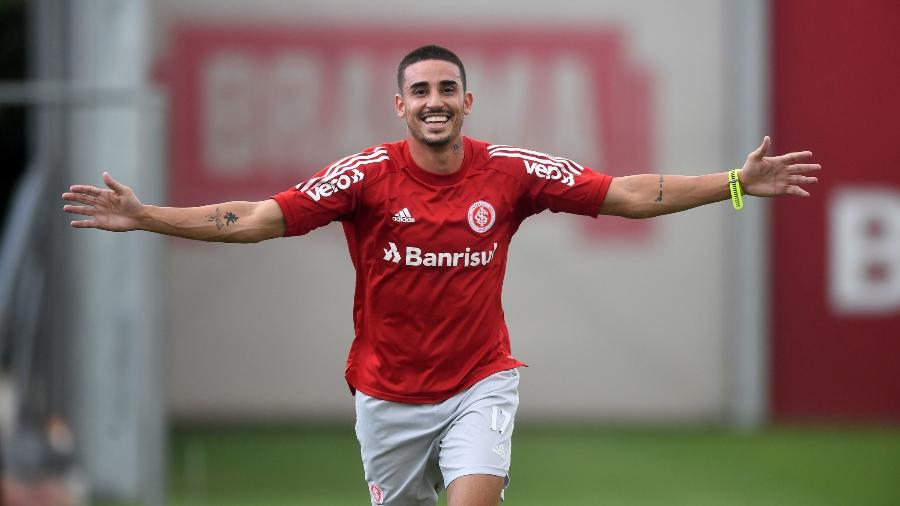 Thiago Galhardo comenta lances do jogo com Flamengo e valoriza campanha do Inter - Ricardo Duarte/Inter