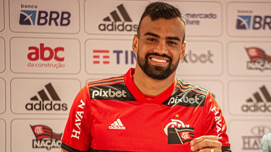 Zagueiro Fabrício Bruno é apresentado no Flamengo - Paula Reis/Flamengo