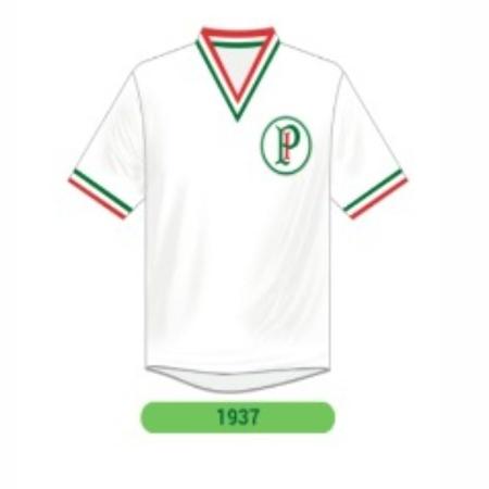 Camisa de 1937 será referência para o novo lançamento do Palmeiras - Reprodução