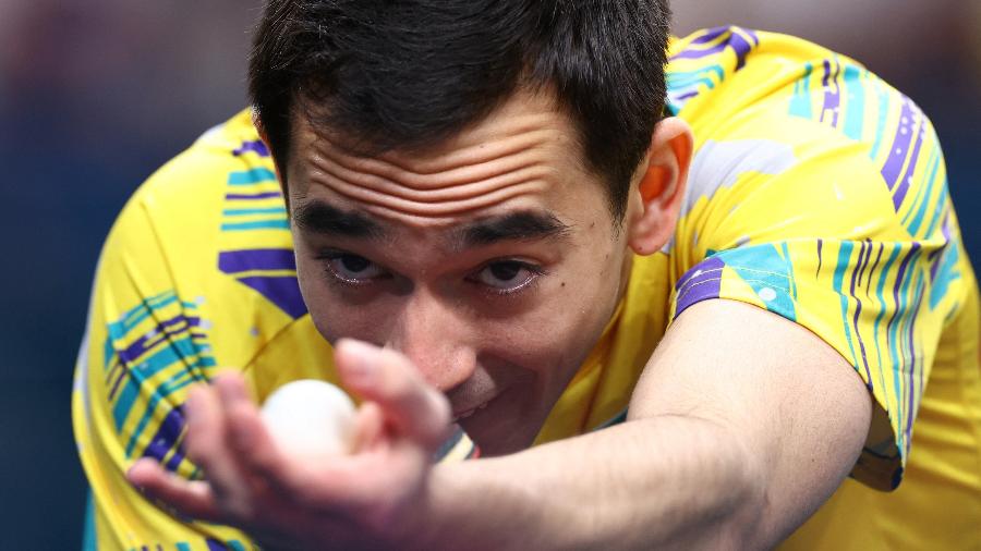Hugo Calderano faz história no Mundial de Tênis de Mesa - Stephanie Lecocq/Reuters