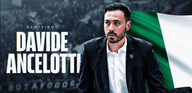 Botafogo anuncia filho de Ancelotti como técnico e explica aposta nele