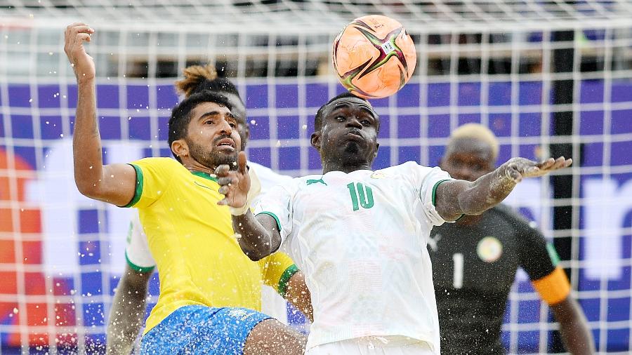 Seleção brasileira perdeu para Senegal nas quartas de final da Copa do Mundo de Futebol de Areia - Octavio Passos - FIFA/FIFA via Getty Images