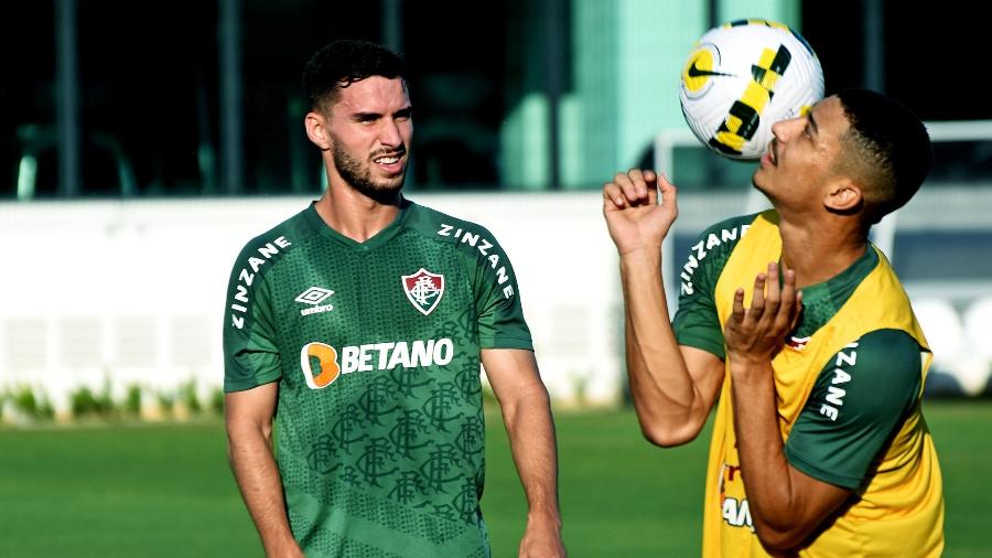 Martinelli e André, volantes do Fluminense - Mailson Santana/Fluminense FC