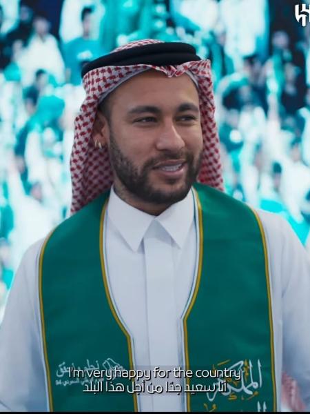 Neymar, jogador do Al Hilal, apoia Copa do Mundo na Arábia Saudita