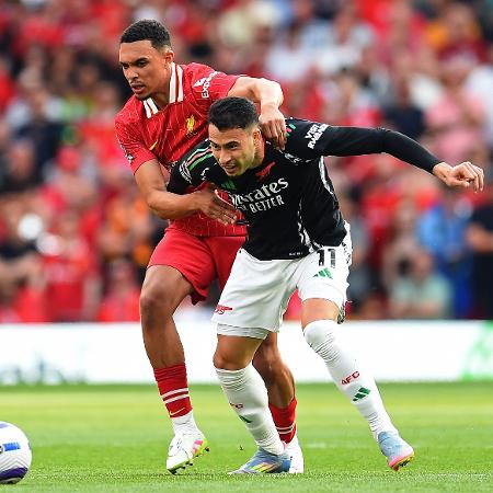 Arsenal e Liverpool empatam em confronto pelo Campeonato Inglês Arsenal e Liverpool empatam em confronto pelo Campeonato Inglês