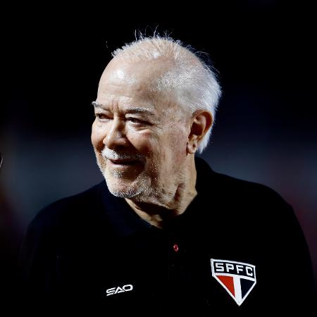 Harry Massis Júnior, presidente do São Paulo, antes de Choque-Rei no Morumbis