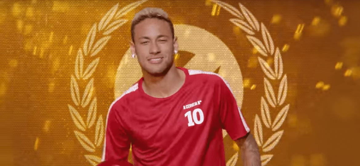 Neymar estrela campanha da Proibida, alvo de processo da CBF e da Ambev - Reprodução