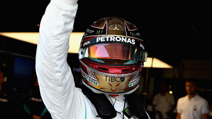 Lewis Hamilton que garantiu a pole para a corrida da Inglaterra - Mark Thompson/Getty Images