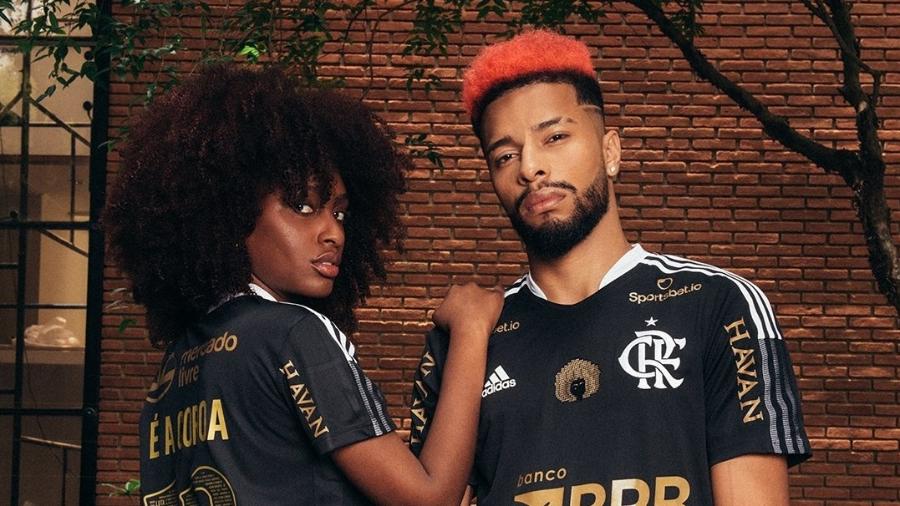 Nova camisa do Flamengo em homenagem à Consciência Negra - Divulgação/Adidas