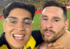 Torcedor equatoriano invade gramado e irrita Messi para tirar foto - Reprodução/Instagram