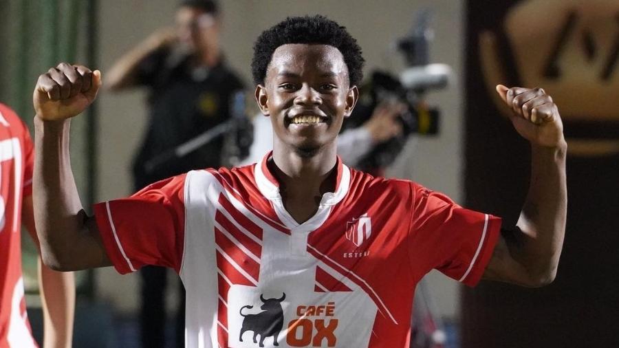 Keylon Batiz, jogador da Nicarágua contratado pelo Inter para a base - Reprodução/Instagram oficial do Real Estelí