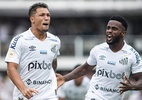 Santos goleia Portuguesa em jogo inspirado de Lucas Lima e Marcos Leonardo - Abner Dourado/AGIF