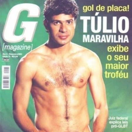 Tulio Maravilha posou nu para a revista G Magazine em 2003