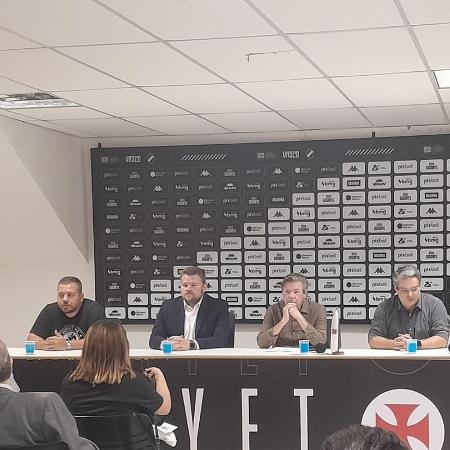 Diretoria do Vasco faz coletiva sobre São Januário