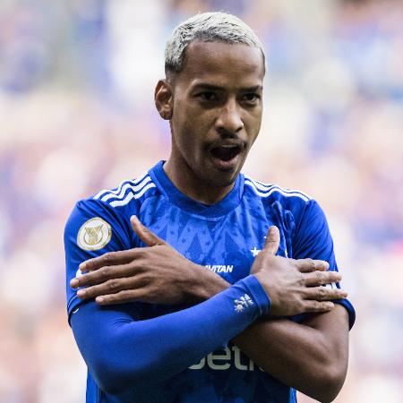 Matheus Pereira comemora gol em Cruzeiro x Corinthians Matheus Pereira comemora gol em Cruzeiro x Corinthians