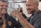 Neymar brinca com funcionário de aeroporto sobre jogar no Fortaleza - Reprodução/X