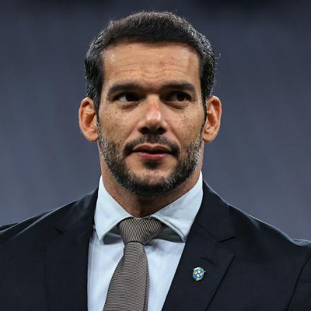 Samir Xaud, presidente da CBF, antes do amistoso Brasil x Japão - Fabio Giannelli/AGIF