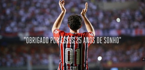 Site relembra trajetória de Rogério Ceni com a camisa do São Paulo - Reprodução
