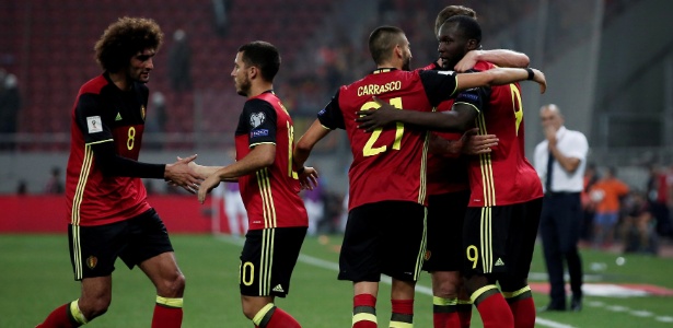 Resultado de imagem para Bélgica vence a Grécia e se classifica para a Copa do Mundo de 2018