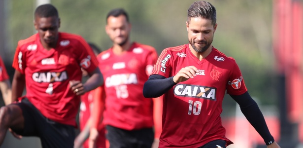 Diego vai reencontrar seu ex-clube na Vila Belmiro - Gilvan de Souza/Flamengo