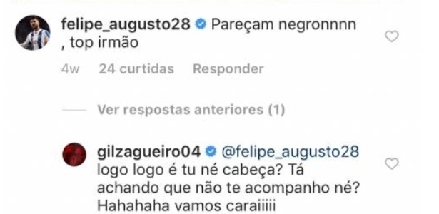 Gil e Felipe - Reprodução - Reprodução