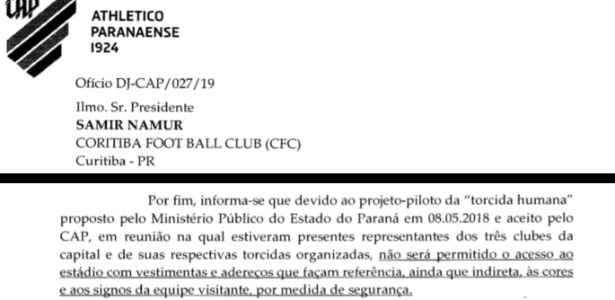 OfÃcio CAP - Reprodução - Reprodução