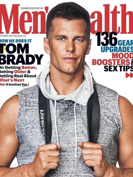 Tom Brady na capa da revista Men"s Health - Reprodução