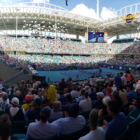 Hard Rock Stadium, sede do Miami Open de tênis em 2019 - Alexandre Cossenza