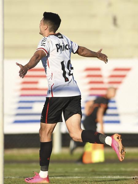 Cittadini comemora o gol pelo Athletico contra o Paraná - Reprodução