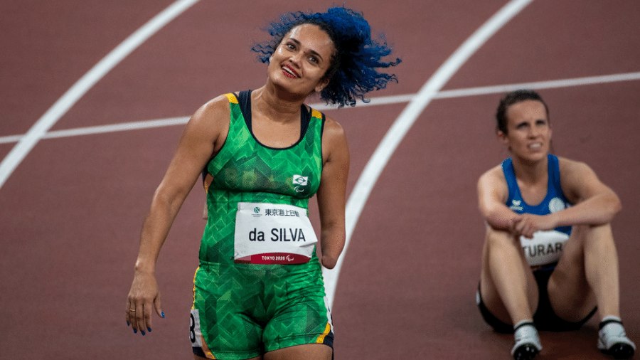 Fernanda da Silva em ação nas Paralimpíadas de Tóquio - Ale Cabral/CPB