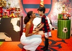 Atriz Aline Dias comemora aniversário do filho com festa do Flamengo - Reprodução